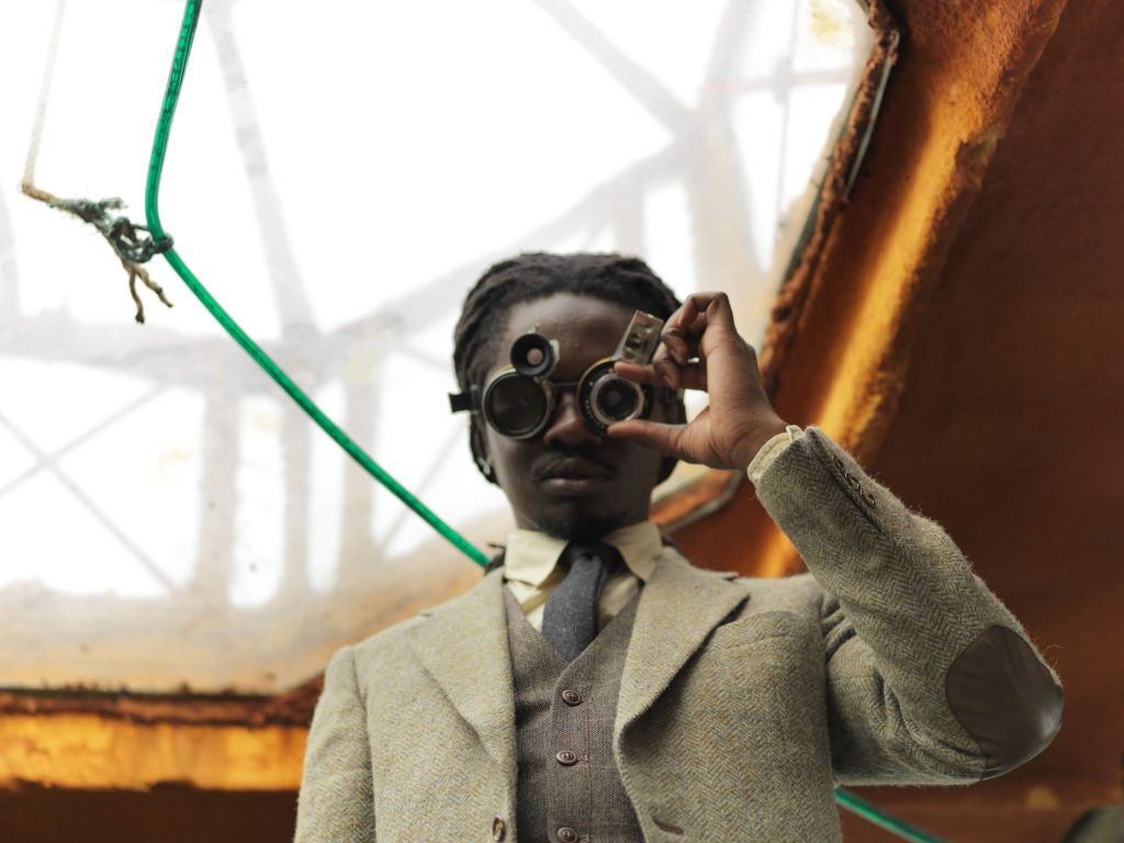 Larry Achiampong & David Blandy, <i>Finding Fanon Part One,</i>(2015), courtesy of Copperfield Gallery & Seventeen Gallery, London. Image: Claire Barrett.