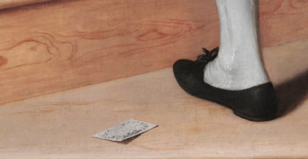 Detail of The Staircase Group (1795) by Charles Willson Peale. 