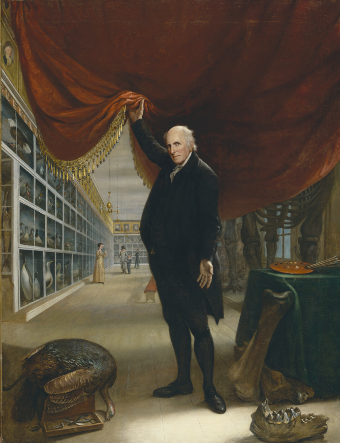 Charles Willson Peale, The Artist in His Museum (1822). Courtesy of the Pennsylvania Academy of Art.