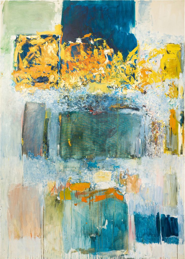 Joan Mitchell, La Ligne de la rupture (1970–71). Photo by Clint Jenkins; private collection; ©estate of Joan Mitchell.