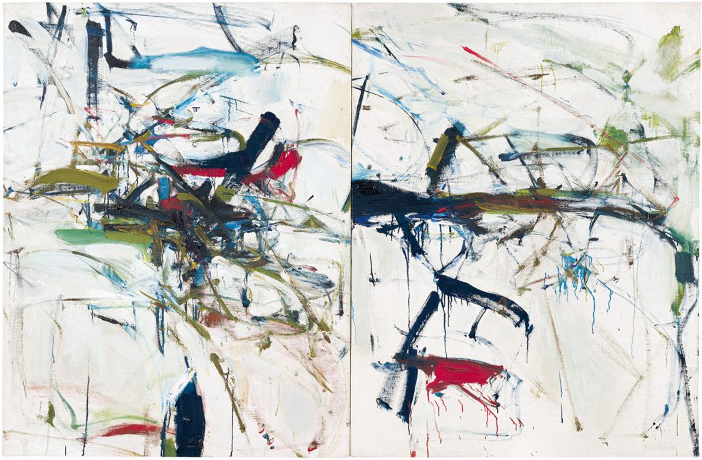 Joan Mitchell, The Bridge (1956). Photo by Kris Graves; Fredriksen Family Art Collection; ©estate of Joan Mitchell.