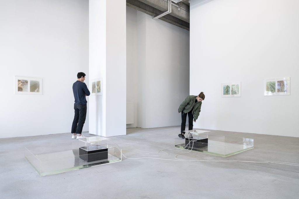 Christophe Aque, Installation view at Sweetwater during Gallery Weekend *Discoveries, September 2021, Photo by Stefan Korte
