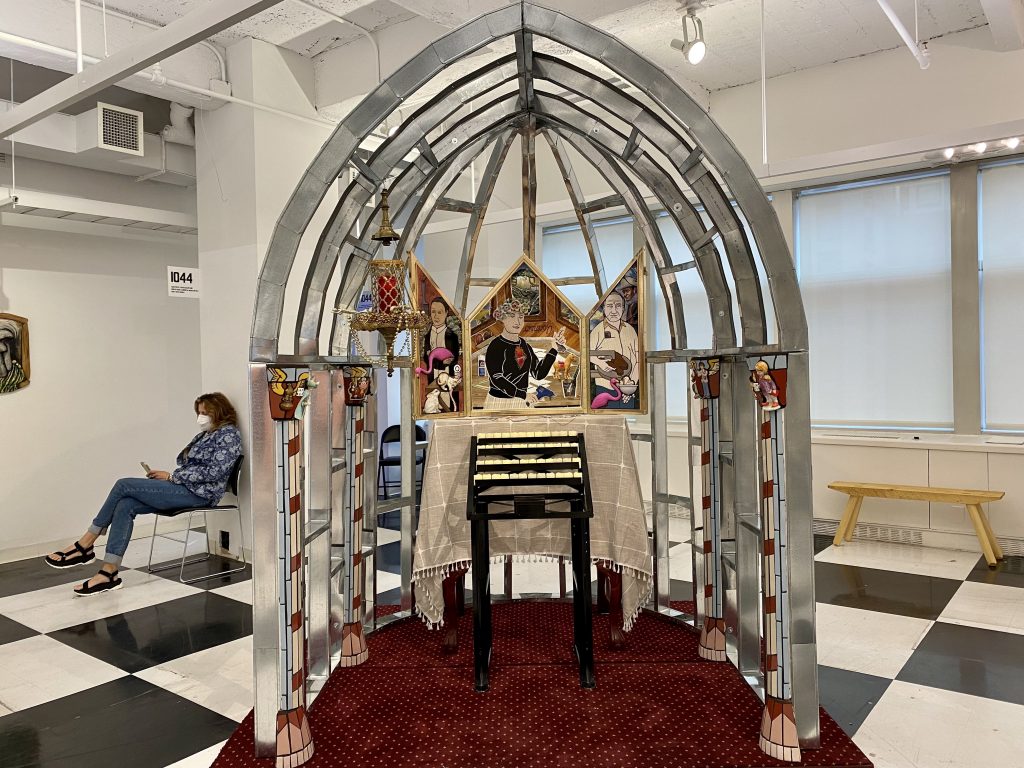 “Joe Bochynski: Spolia” curated by John Witty at Spring/Break Art Show. Photo by Sarah Cascone. 