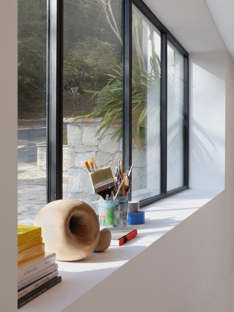 Cyrielle Gulacsy during her residency at CAB Foundation Saint-Paul-de-Vence. Photo: courtesy of CAB Foundation and the artist.
