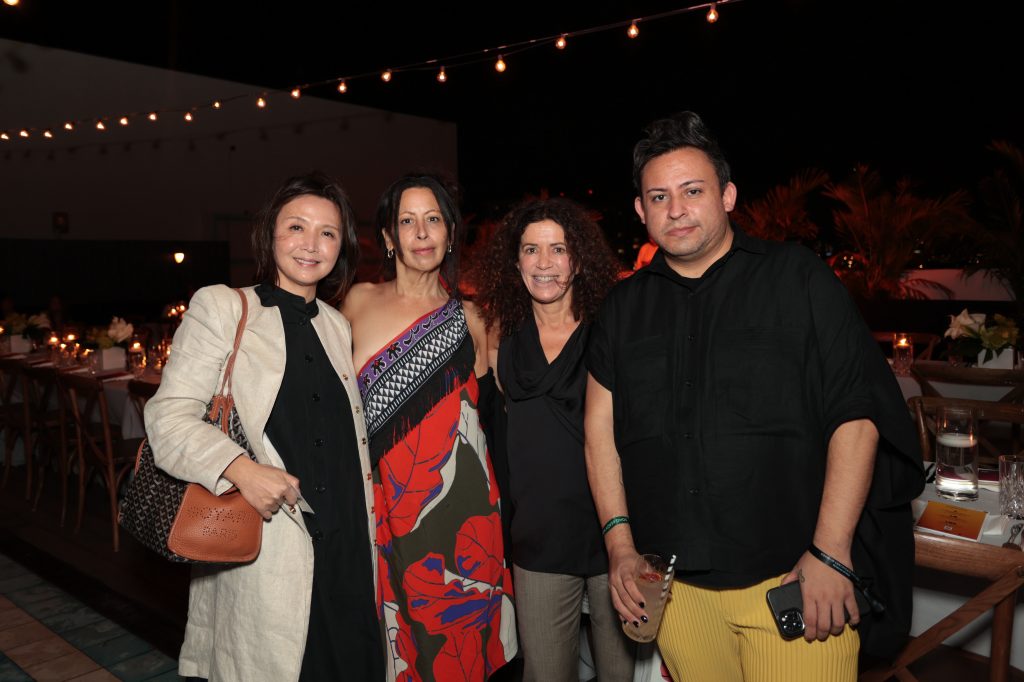 Laurie Ziegler, Cesar Garcia, and guests. Photo: Edin Chavez.