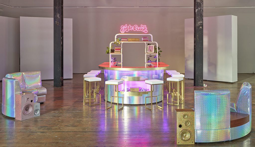Sadie Barnette, <em>The New Eagle Creek Saloon</em>. Photo courtesy of the artist. 