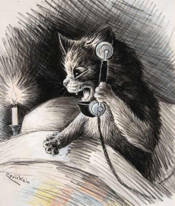 One of Louis Wain's anthropomorphic images