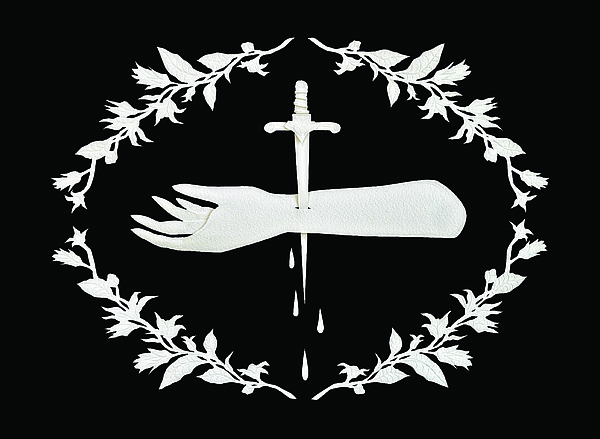 Ivonne Garcia's paper-cut work, 