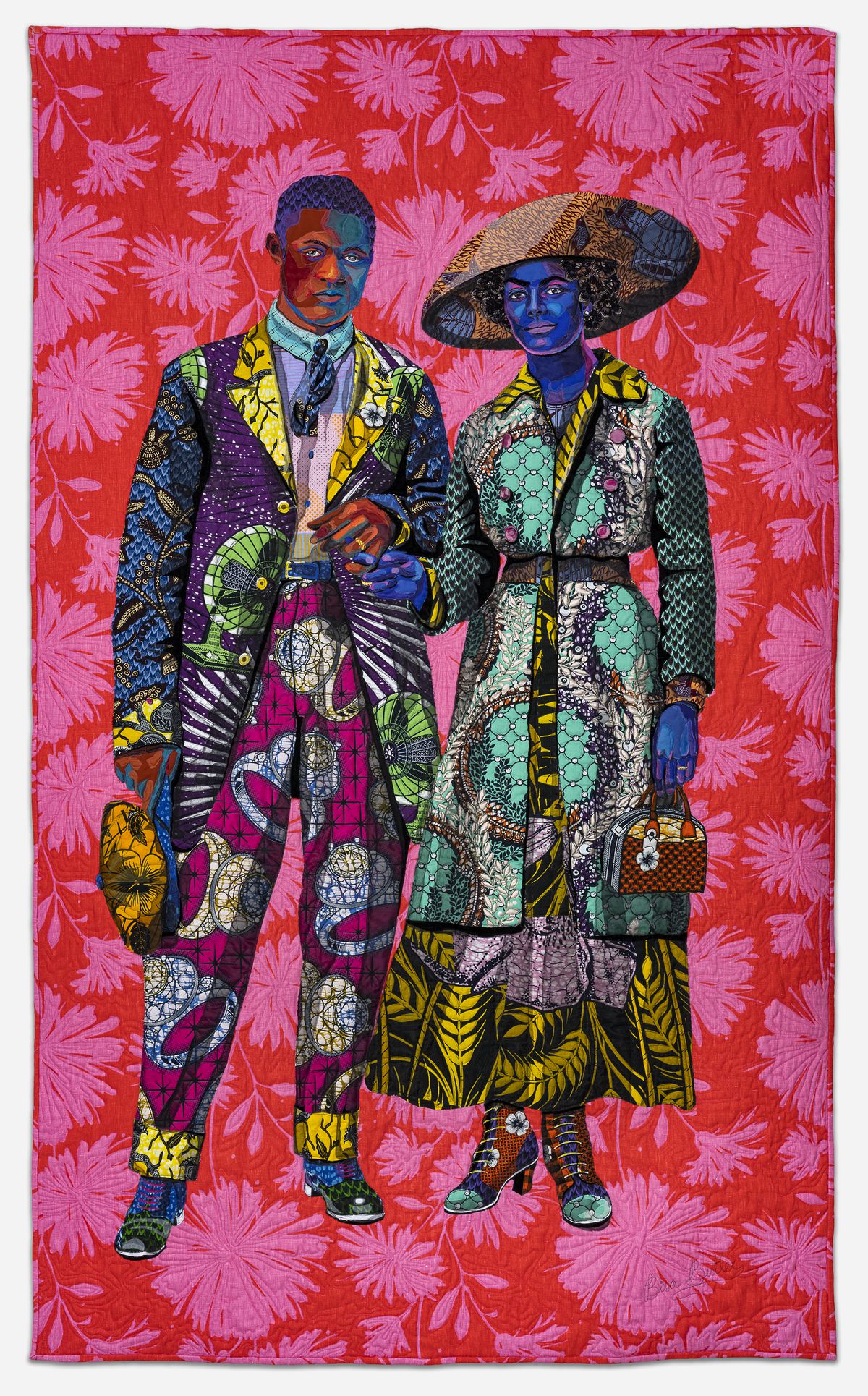 Bisa Butler. Broom Jumpers, 2019. Mount Holyoke College Art Museum, Purchase with the Belle and Hy Baier Art Acquisition Fund.&nbsp;© Bisa Butler. Photo by Margaret Fox