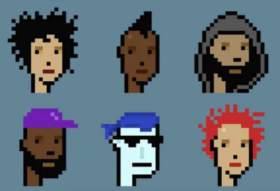 pixelated faces